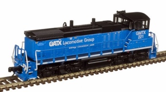 MP15 EMD 221 of the GATX Locomotive Leasing - digital fitted