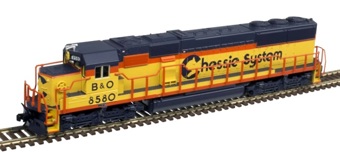 SD50 EMD 8580 of the Chessie System - digital sound fitted