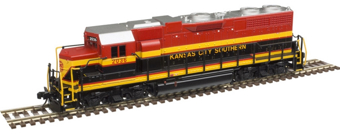 GP38 EMD 2036 of the Kansas City Southern - digital fitted
