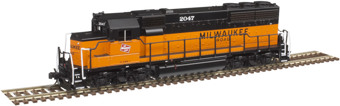 GP40 EMD 2047 of the Milwaukee Road