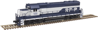 GP40 EMD 123 of the Richmond Fredericksburg & Potomac - digital sound fitted