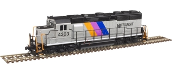 GP40 EMD 4303 of New Jersey Transit - digital sound fitted