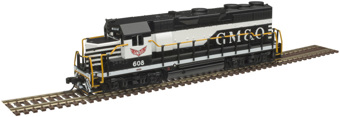GP35 EMD 603 of the Gulf Mobile & Ohio - digital fitted