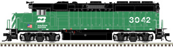 GP40-2 EMD 3042 of the Burlington Northern