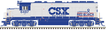 GP40-2 EMD 6387 of CSX