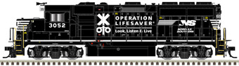 GP40-2 EMD 3045 of the Norfolk Southern - digital sound fitted