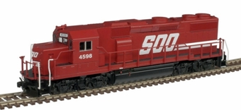 GP39-2 Phase 2 EMD 4599 of the SOO Line - digital sound fitted
