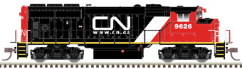 GP40-2W EMD 9618 of the Canadian National