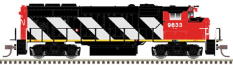 GP40-2W EMD 9648 of the Canadian National - digital sound fitted