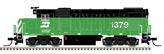 GP15-1 EMD 1379 of the Burlington Northern