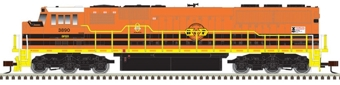 SD60M EMD 3886 of the Buffalo & Pittsburgh - digital sound fitted