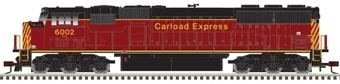 SD60M EMD 6001 of the Carload Express - digital sound fitted
