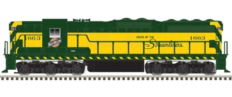 SD7 EMD 1663 of the Chicago & North Western - digital sound fitted