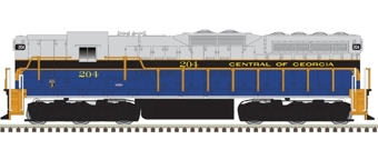 SD9 EMD 204 of the Central of Georgia - digital sound fitted