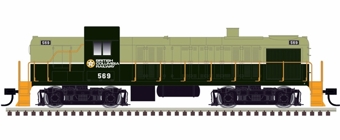 RS-3 Alco 561 of the British Columbia Railway