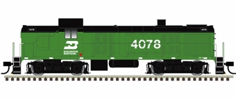 RS-3 Alco 4058 of the Burlington Northern - digital sound fitted