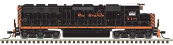 SD45-High Hood EMD 5325 of the Rio Grande