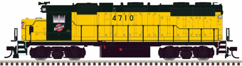 GP38 EMD 4704 of the Chicago & North Western