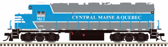 GP38 EMD 3812 of the Central Maine & Quebec - digital sound fitted