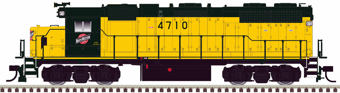 GP38 EMD 4704 of the Chicago & North Western - digital sound fitted