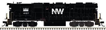 GP38 EMD 4108 of the Norfolk & Western - digital sound fitted