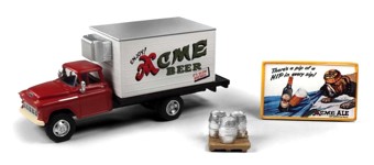 1955 Chevy Beer Truck with Kegs(Acme Beer)