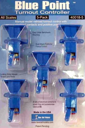 Blue Point Manual Turnout Controller (5-pack)