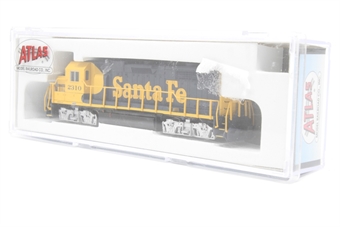 GP38 EMD 2310 of the Santa Fe