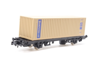 20ft container wagon with "Merzario" container
