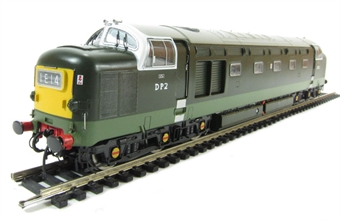 English Electric DP2 prototype in BR two-tone green (as per 1965 until withdrawal in 1967)