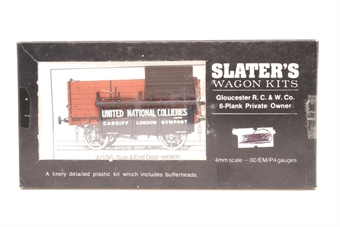 5 Plank Private Owner "United National Collieries" Wagon kit