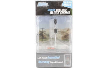 L/hand modern dual-head block signal
