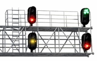 Modern Hooded Signal Heads - pack of 2