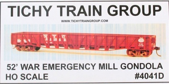 Undecorated War Emergency Mill Gondola Kit