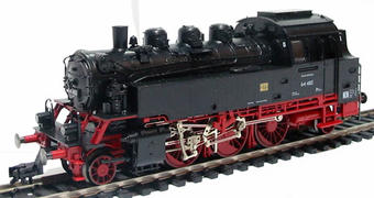 Class 64 Epoch III 2-6-2 tank loco in East German DDR black & red livery