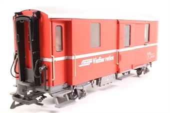 Short baggage car of the RhB