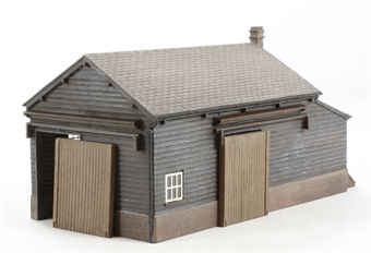 Wooden Goods Shed (134 x 64 x 67mm)