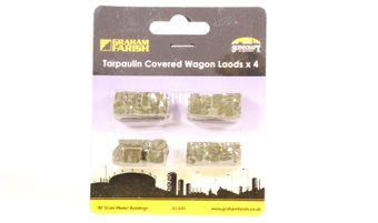 Tarpaulin Covered Wagon Loads - Pack of four