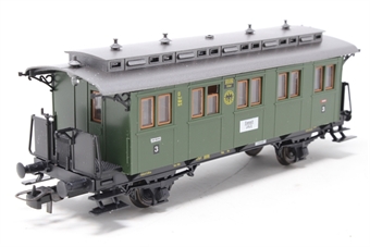 3rd Class 4-Wheel Suburban Coach of the DRG