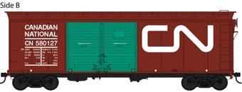 40' Steel Side Box Car, Canadian National "Lumber Loading" #580127
