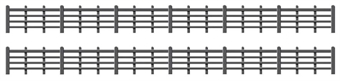 Lineside Fencing, black (4 bar)