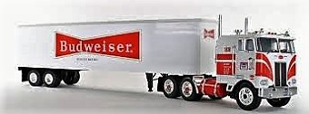1979 Peterbilt 352 COE with Trailer, Budweiser Beer