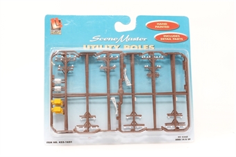 Utility pole kit - pack of twelve