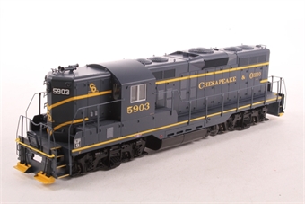 EMD GP9 Phase I #5903 of the Chesapeake & Ohio Railroad (DCC Sound on board)