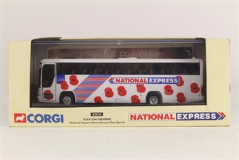 Plaxton Premiere in National Express RBL Remembrance Day livery
