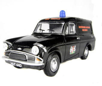 Ford Anglia in 'Leicestershire & Rutland Fire Service' black