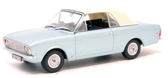 Ford Cortina MkII Crayford Convertible Blue Mink Roof Up
