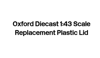 Replacement case for 1:43rd scale cars