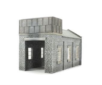 Single-road stone engine shed (183 x 88 x 113mm)
