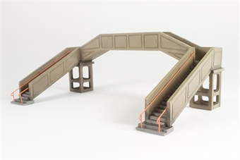 Double track Concrete footbridge - Southern region style